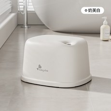 BabyVivo 嬰兒洗手台階凳，兒童洗漱腳凳，寶寶踩腳梯，月影灰, 詳見包裝, 詳見包裝, 奶芙白-浴凳【加強防滑】