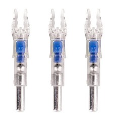 3pcs 사냥 슈팅 자동으로 빛나는 조명 활 LED 화살표 노크 테일 맞는 6.2mm 샤프트, Blue