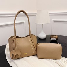 탑씨유 가죽공예 DIY 키트 가죽가방 만들기 패키지 데일리 숄더백, 베이지, 1세트