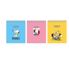 피너츠 스누피 상철 그리드 노트, 랜덤 발송 (2EA), 1세트