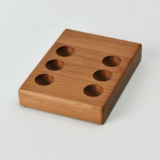 원목 인장 꽂이 내추럴 공인중개사 부동산 오리 나무 도장 꽂이 사무실 정리함 서류함 수납함 구인장 책상