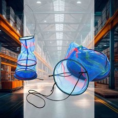 낚시그물망 고기잡이 취미용품 조임끈 민물낚시 보관용 물고기보관