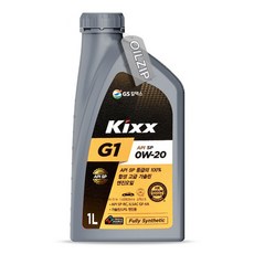 KIXX G1 0W20 SP 1L 가솔린 엔진오일, 1개
