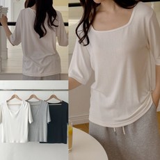 보호본능여유스판티셔츠 505U449S 빅사이즈 여성의류