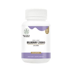 뉴질랜드 네이처스위즈덤 빌베리 25000mg, 1개, 60정