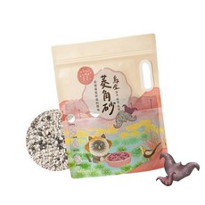 貪貪烏金菱角砂 貓砂, 4kg, 4個, 無