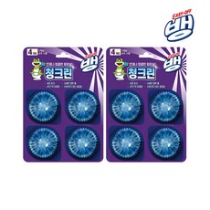 이지오프뱅 청크린 드롭 변기세정제 4개입 x2개 변기 세정제 변기청소 변기클리너, 8개