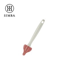 小獅王辛巴 Simba 奶瓶刷 超柔無垢白金矽膠奶嘴刷 旋轉奶瓶刷 鉑金矽膠奶嘴刷 奶嘴清潔刷 1466, 1個, 奶嘴刷 - 紅色 / 14661