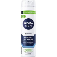 독일 니베아 NIVEA Sensitive Shaving Gel for Men 남성 센서티브 쉐이빙 젤, 5개, 200ml
