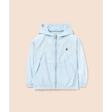 [국내매장판] 빈폴 키즈 곰돌이 경량 바람막이 점퍼 스카이 블루 (BI6239U03Q) BI6239U03Q 250503