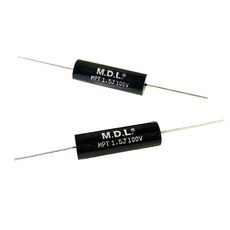 M.D.L. 聚丙烯薄膜電容器 音響分音器專用, 1.5uF100V  9mm *31mm