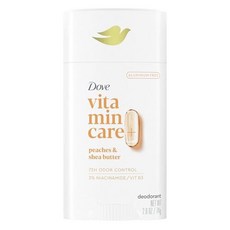 Dove VitaminCare+ 알루미늄 프리 데오도란트 스틱 72시간 냄새 방지 라벤더 및 카모마일 통기성 데오도란트 여성용 73.7g(2.6온스) 382305, 2.6 Ounce (Pack of 1), 라벤더 + 카모마일
