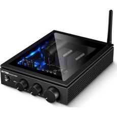 EYTSE P60 블루투스 스테레오 앰프 패시브 스피커용 300W x 2 TPA3255 2채널 미니 클래스 D 홈 오디오 PFFB 베이스/트레블 컨트롤 야외/북쉘프/턴테이블, EYTSE P60 블루투스 스테레오 앰프 패시브 스피커