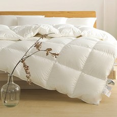 호텔 화이트 싱글 더블 퀸 킹사이즈 고급 거위털 이불솜/ 차렵이불, 싱글 봄150x200 700g