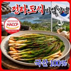 [담미재] 국내산 파김치 식품안전인증 전라도 맛있게 매운 파김치, 1박스, 1kg