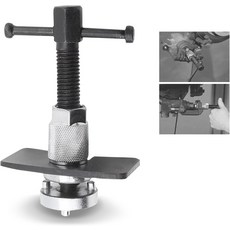 DYEKNEE 팩-1 자동차 브레이크 패드 조정기 5.39인치 x 3.74인치 디스크 교체 도구 조정 캘 압축 대부분의 수리 액세서리실버 및 블랙에 범용적으로 사용 가능합니다