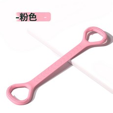 DIU 瑜伽彈力帶開背美肩拉背塑形擴胸八字拉力繩拉力帶8字拉力器, 1個, 【開肩美背8字拉力器】櫻花粉