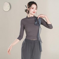 아랑장구 댄스복 라인 에어로빅복 라틴 공연의상