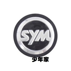 適用於 SYM Mio 115 面板標誌蓋總成(黑), 1個