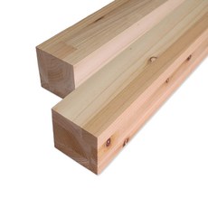 아이베란다 삼나무 집성목 각재 각목 받침 60x60x300mm, 2개
