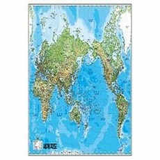 THE WORLD 세계지도 영문지세 : 코팅 원지, 성지문화사, 성지문화사 편집부