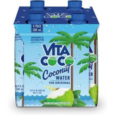 Vita Coco 비타코코 코코넛워터, 4개, 500ml