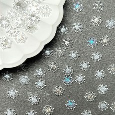 聖誕節雪花飾品 手工材料, 1個
