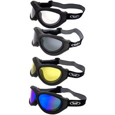 Global Vision 글로벌 비젼 빅벤 고글 4쌍 블랙 클리어 스모크 옐로우 블루 미러 렌즈 미국발송