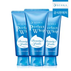 센카 퍼펙트 휩 페이셜 워시 에이 클렌징 폼, 120g, 3개