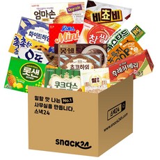 스낵24 석부장 최애 사무실 박스과자세트, 1세트, 16p
