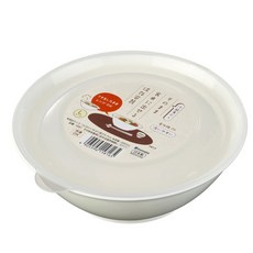 MADE IN JAPAN 전자렌지 사용 누구나 쉽게 1인용 국물 요리 전용 찜 그릇, 화이트, 1개