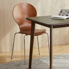 베스트리빙 앤디 미드센츄리 모던 고주파 원목 카페 식탁 회의실 의자 1개 2colors, 월넛