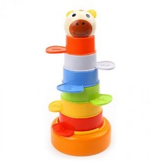 컵쌓기 완구 감각발달완구 아기 유아 120322 동물 8P EAS 탑브라이트, 1개, 단일상품1