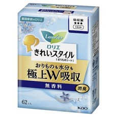 Kao 花王 Laurier Kirei Style極上W吸收護墊, 1包, 單色