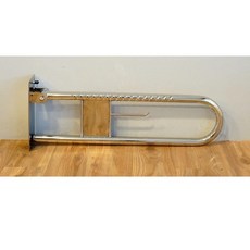 【通用無障礙】無障礙 安全扶手 不鏽鋼 活動扶手 (長70cm、高28cm、直徑11.5cm), 1個