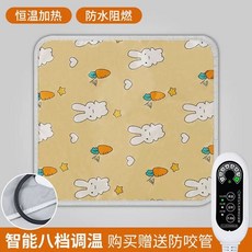 고양이 온수매트 전기 매트리스 패드 히터 장판, 다단 타이머 30x35cm 순무토끼
