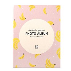 투영디자인 80포켓 포토앨범, 패턴바나나, 40매