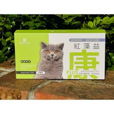 全方位守護熟齡犬貓的健康 紅藻益勝 紅藻益神 紅藻益留 紅藻益康 紅藻益纖 紅藻益行, 1個, 紅藻益康 200mg 60顆