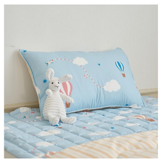 모던하우스 유아용 마미허그 소프트워싱 클라우드베어 베개커버, 블루(BLUE)