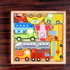 13개월 아기 장난감 도형 맞추기 신생아 소근육 그림퍼즐, 1개