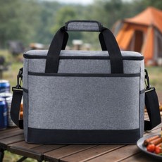 마니모아 대용량 방수 아이스 쿨러백 보냉백, 26L, 그레이