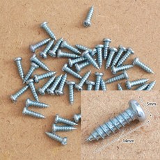 50p 둥근 나사14mm 스크류고리나사