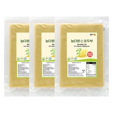 농다원 국산콩 포두부 두부피 건두부, 3개, 500g
