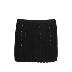 프레임 겟어웨이 오픈 니트 미니 스커트