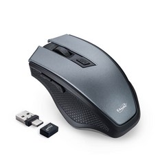 E-BOOKS M72 六鍵式超靜音 USB Type C 雙介面 無線滑鼠 800-1600 DPI