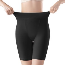 미미캐츠 2매구성 Y존이 편안한 하이웨스트 실크터치 여성 롱 드로즈 사각팬티 빅사이즈 110 까지 P-6481