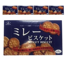 미츠야제과 밀레 비스켓 짭짤한 소금맛, 5개, 68g