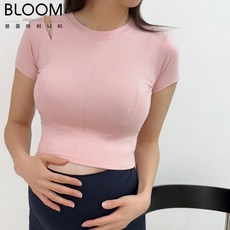 블룸마터니티 어깨트임 임산부 요가티셔츠
