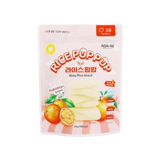 라이스팝팝 유기농 쌀과자 떡뻥, 20g, 5개, 감귤