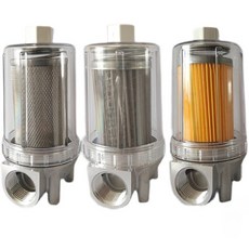 디젤 투명 필터 여과기 유수분리기 부품 어셈블리 불순물 청소, 2개, 5_투명 260메쉬+32핀 튜브 2개